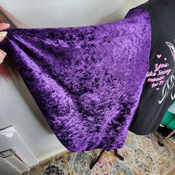 Boneyard Threadz Ghost Face "Do You Like Scary Movies, Too?" Upcycled Top O/S - Picture 6 of 10